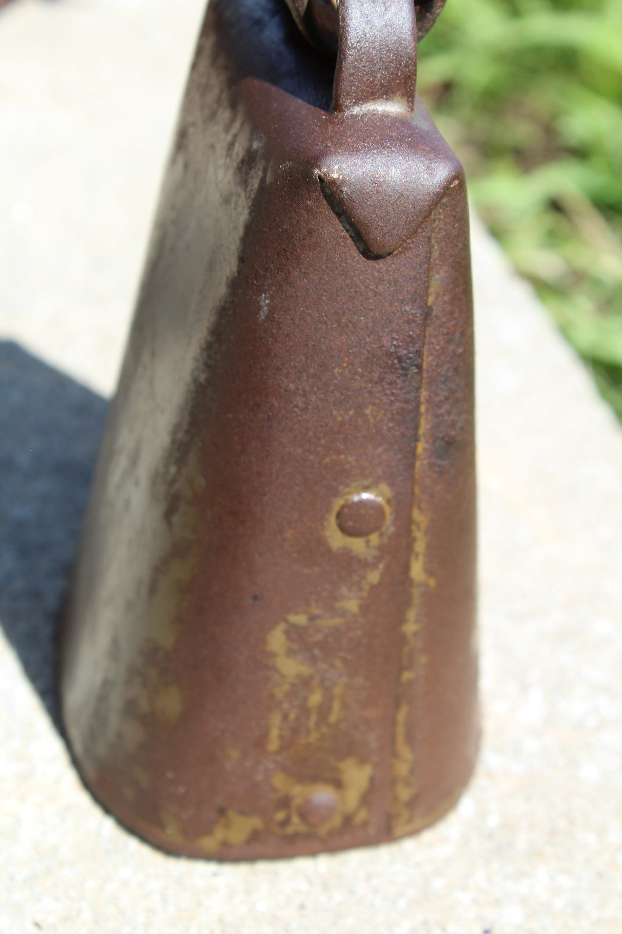 Antique Bell / Large Cow Bell / Country Home Decor