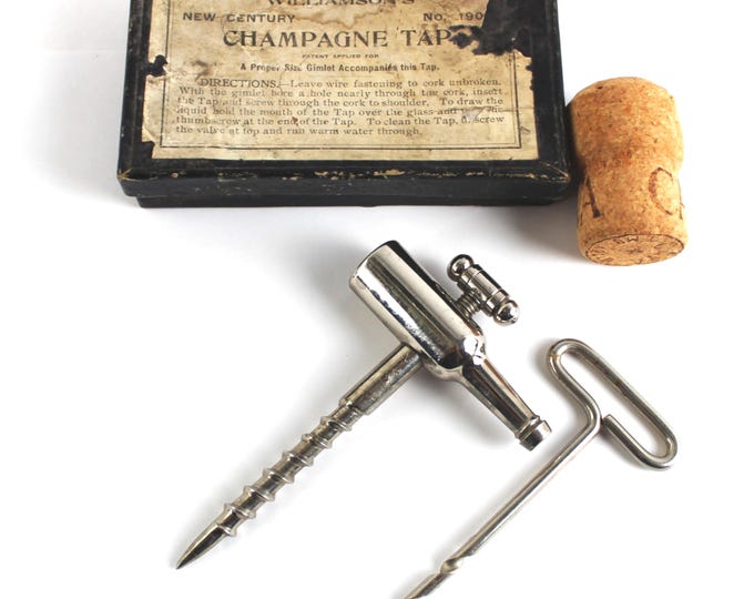 Antique Williamson’s New Century #1900 Champagne Tap Set