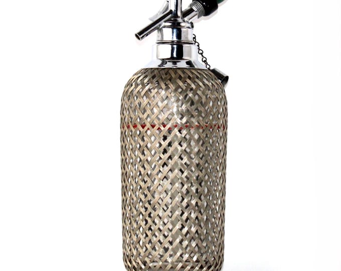 1920s Art Deco Sparkling Seltzer Bottle, Sparklets Syphons
