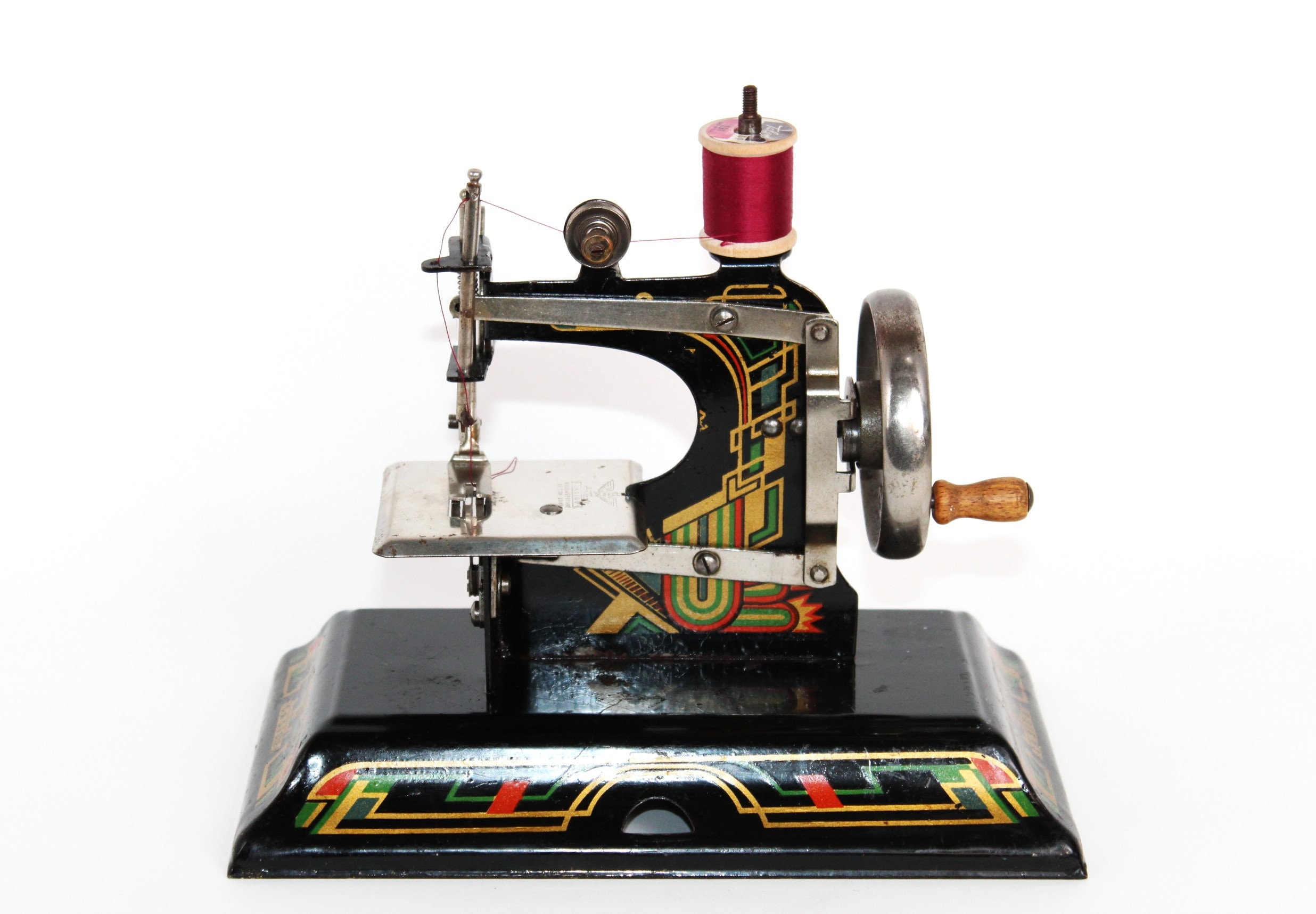 Vintage 1940s German Casige Toy Sewing Machine Casige Model 116