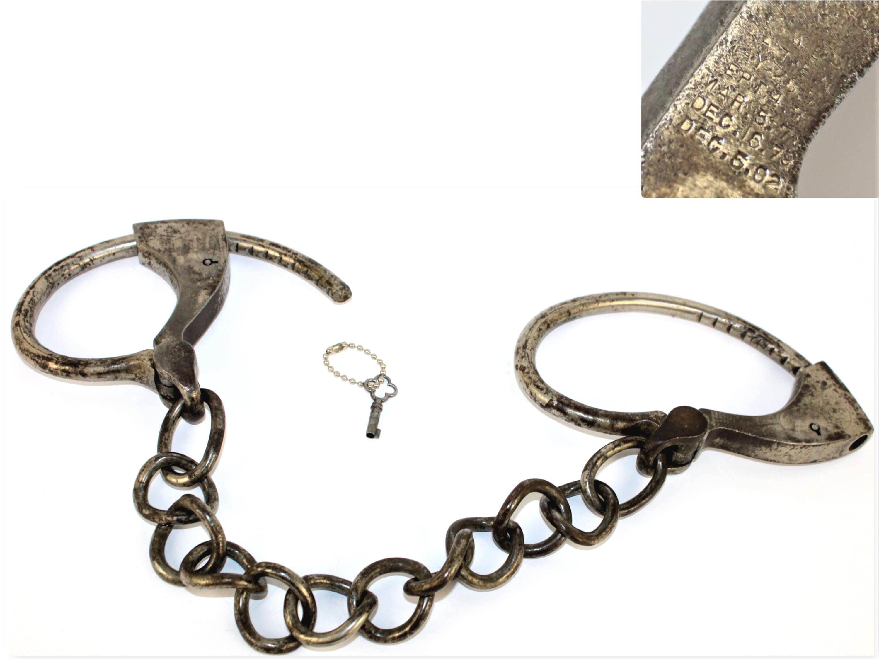 Antique 1882 Tower Leg Shackles