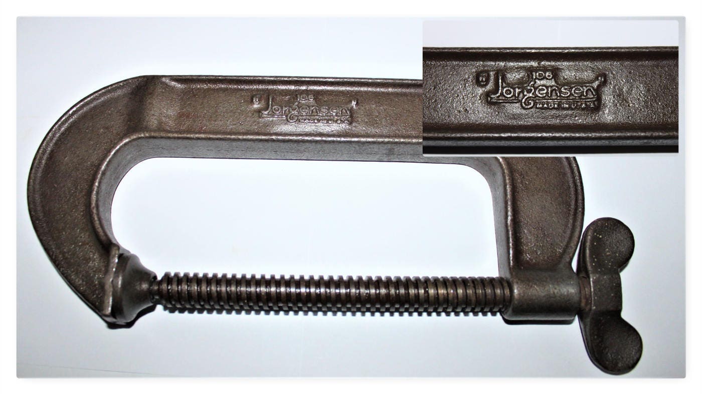 Vintage 106, 6” Industrial C Clamp