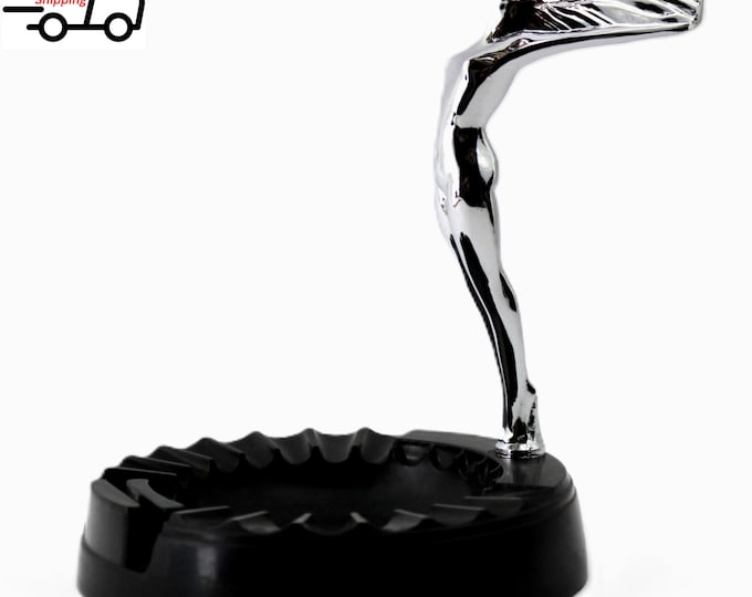 Art Deco Nude Flying Goddess Ashtray