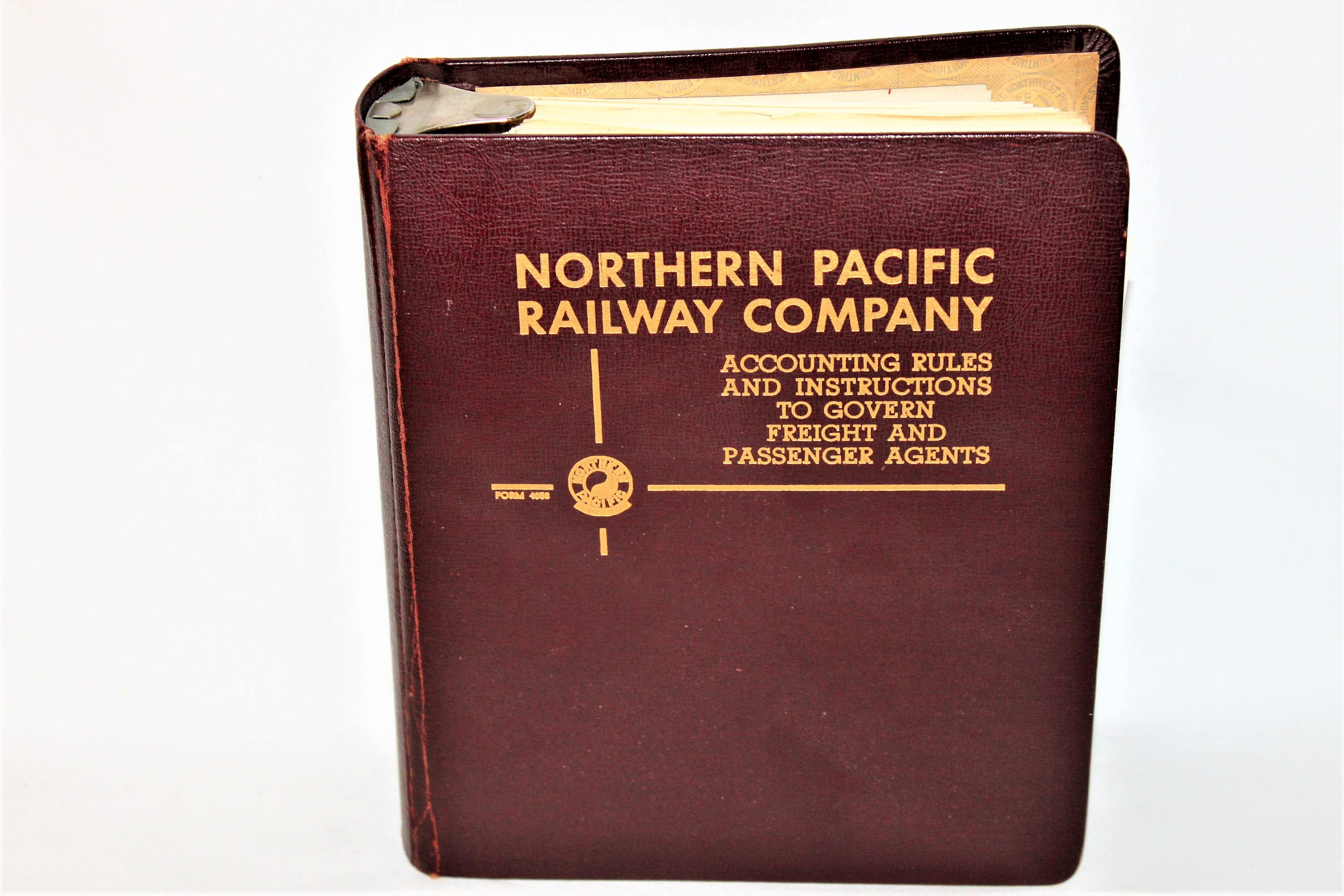 1959 Northern Pacific Railway Company Accounting Rules and Instructions to Govern Freight and