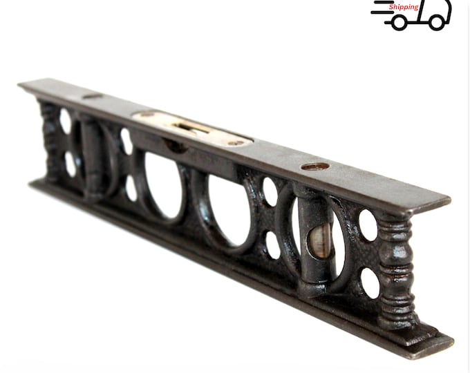 Antique Millers Falls Cast Iron 12” Bubble Level.