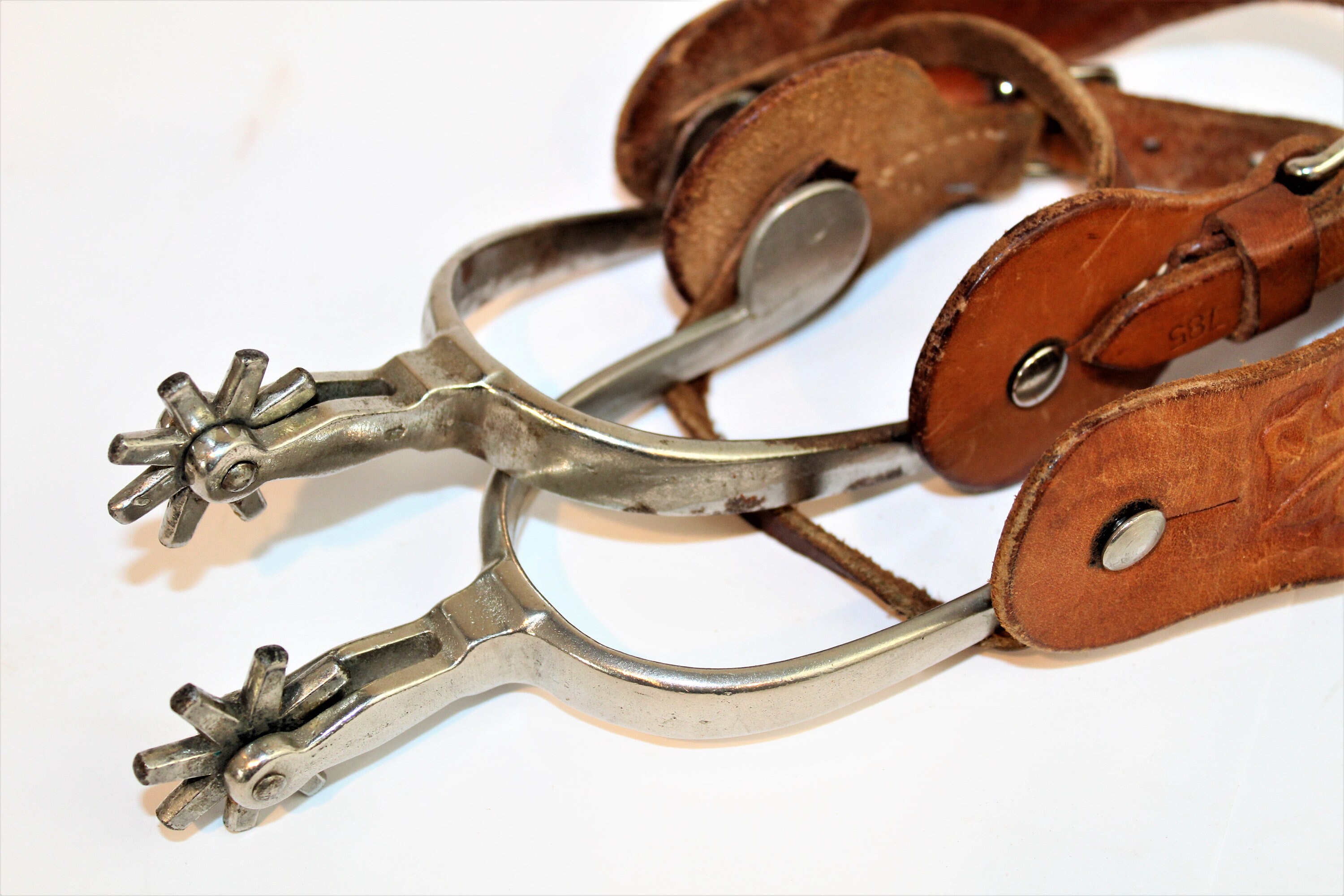 Antique Pair of North and Judd Spurs, Western Cowboy Spurs