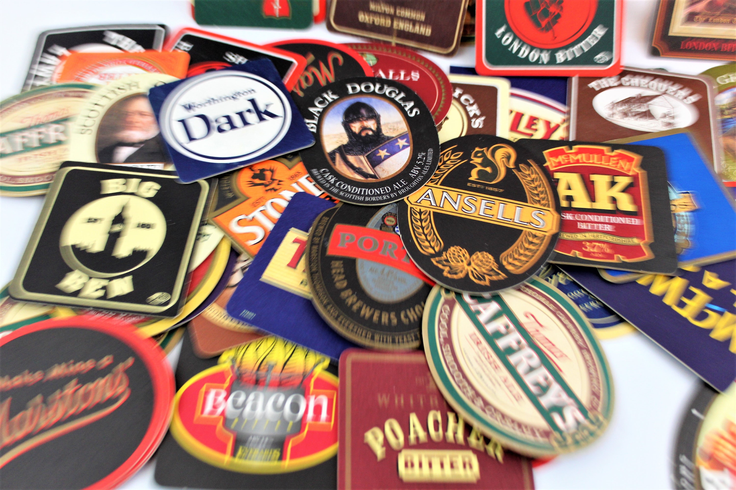 Vintage Set of 57 Beer / Liquor Coasters