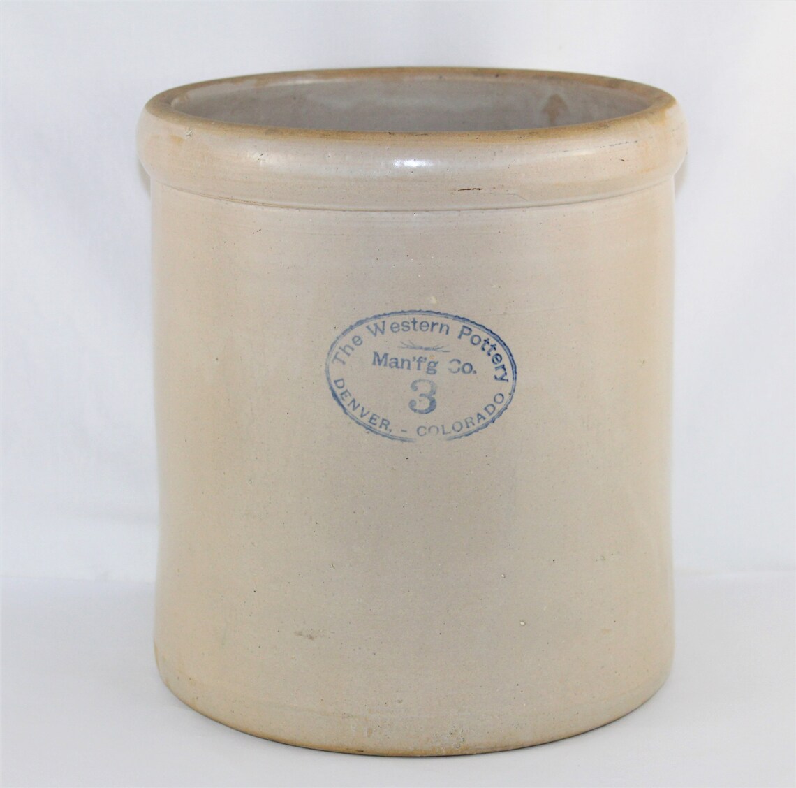 Antique 1920s the Western Pottery Co. Denver Colorado 3gallon Etsy