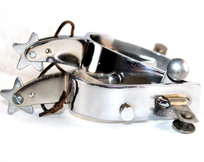 New Old Stock, Crockett Cowboy Spurs, Rodeo Spurs
