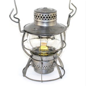Vintage Northern Pacific Railroad Lantern, Railroad Memorabilia