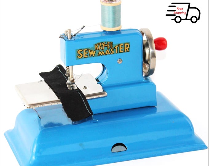 Vintage 1945 KAYanEE, SEW MASTER Child’s Sewing Machine. Made in Berlin Germany, US-Zone