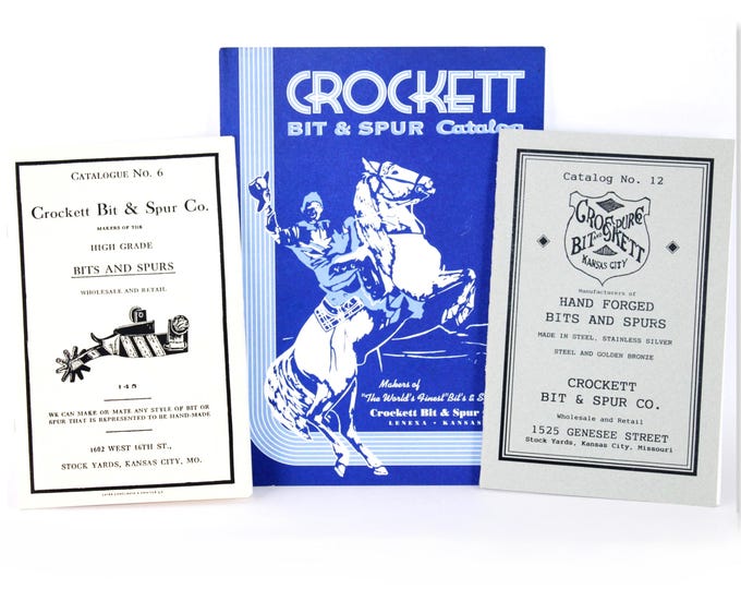 Crockett, Bit & Spur Catalogs, Western Spurs Catalog