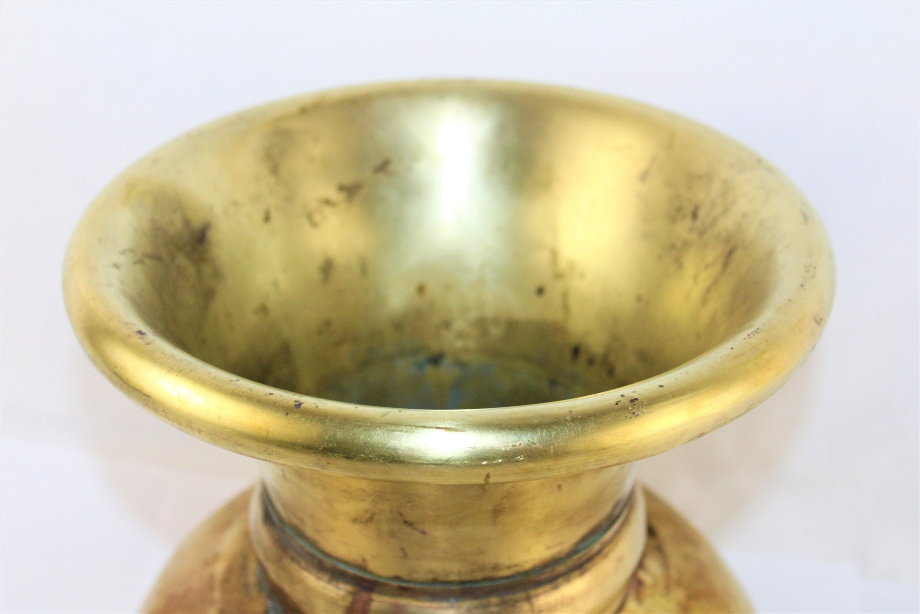 Antique Brass Cuspidor / Spittoon