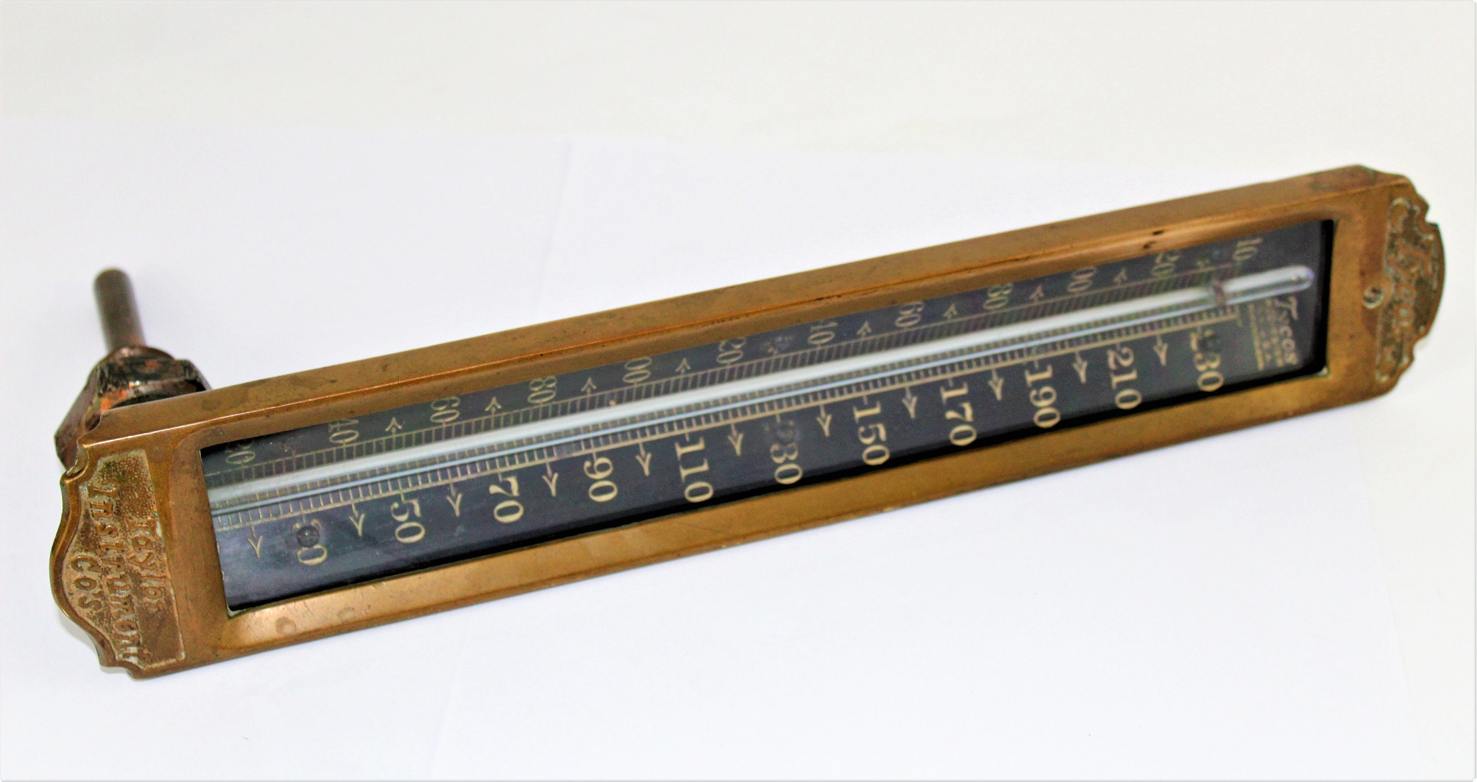 1913 Tycos Recording Thermometer Taylor Instrument Company 23600 Black