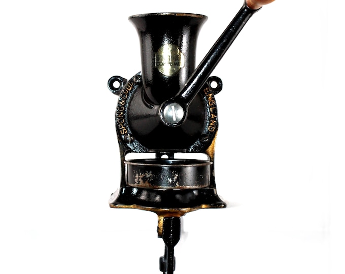 Vintage Spong #2 Hand-Crank Coffee Mill, Coffee Grinder