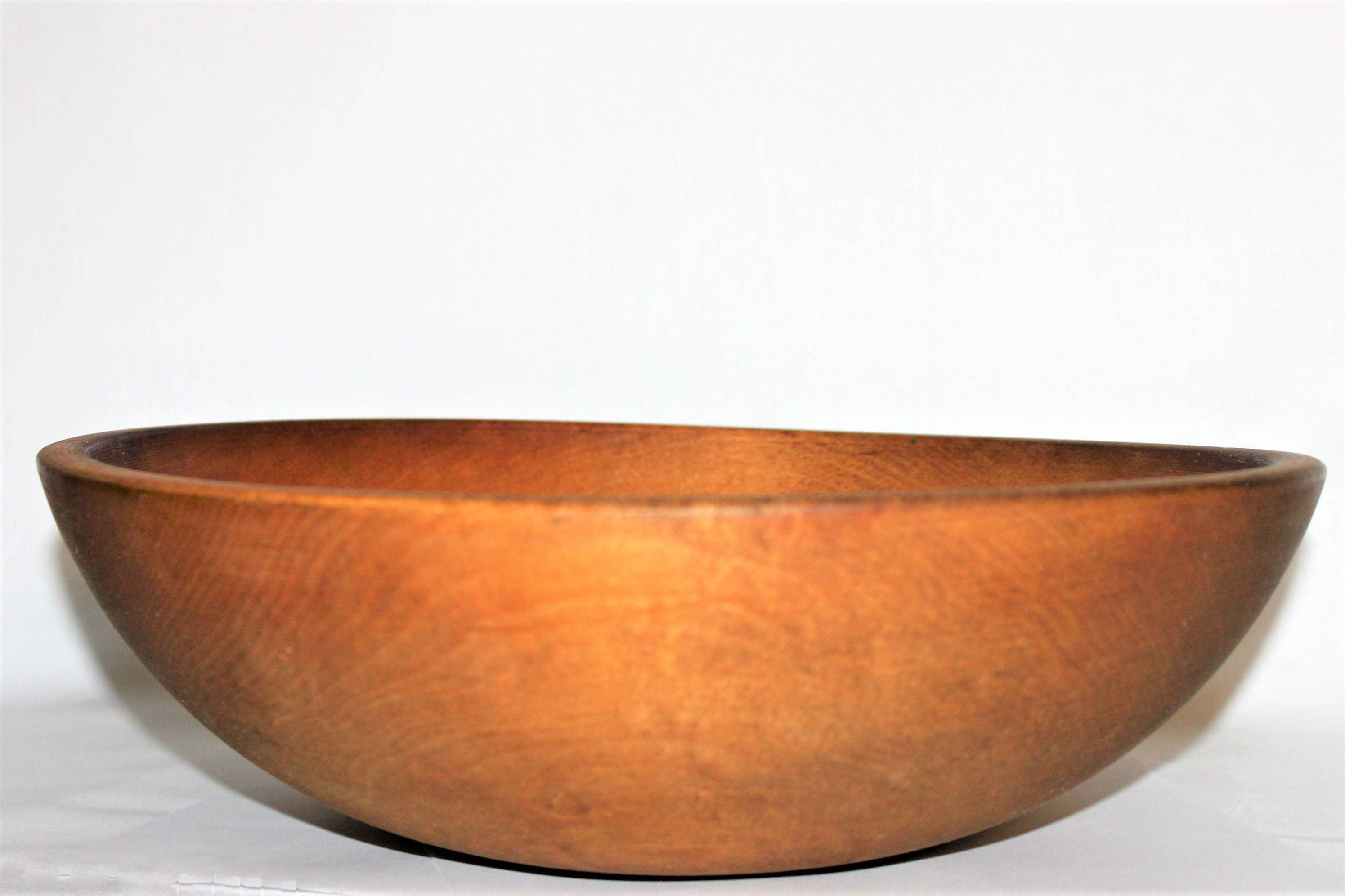 Vintage MUNISING Wood Dough Bowl Solid Maple, The Perfect Size Dough Bowl