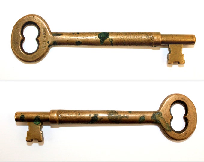 Vintage Brass Adlake Caboose Key, Railroad Collectible