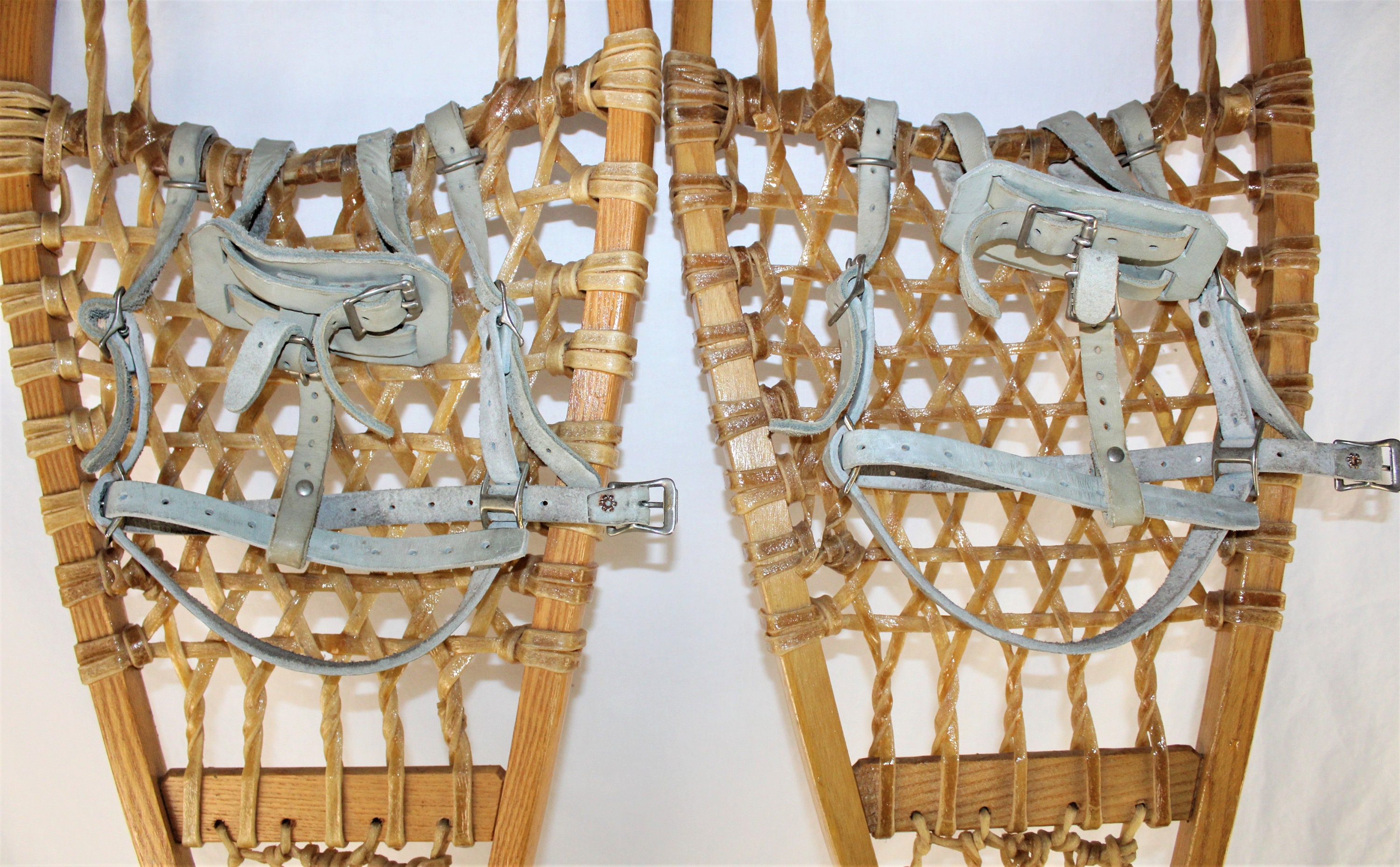 Vintage Wooden Snowshoes, The Maine Snow Shoe