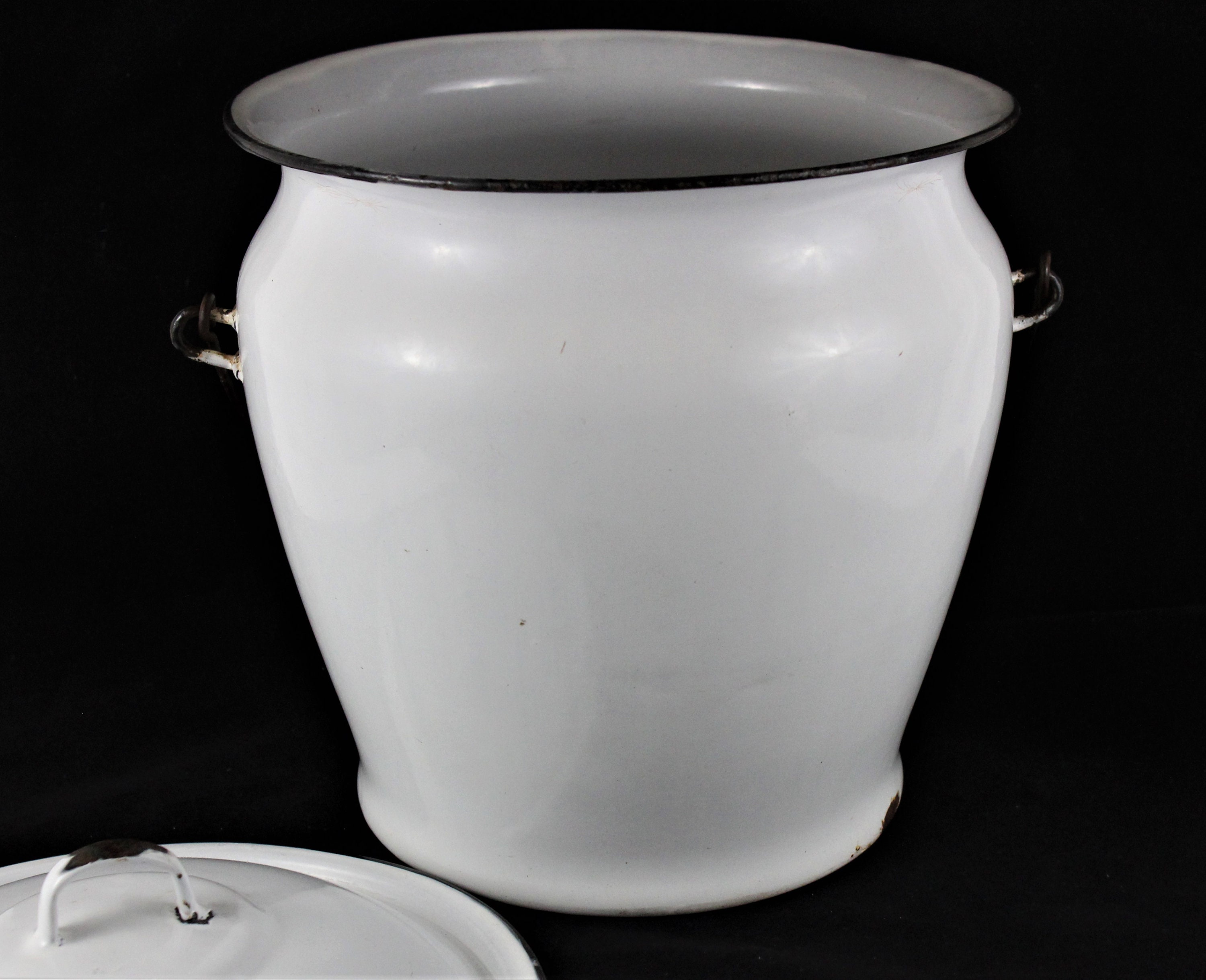 Vintage Enamelware Pot