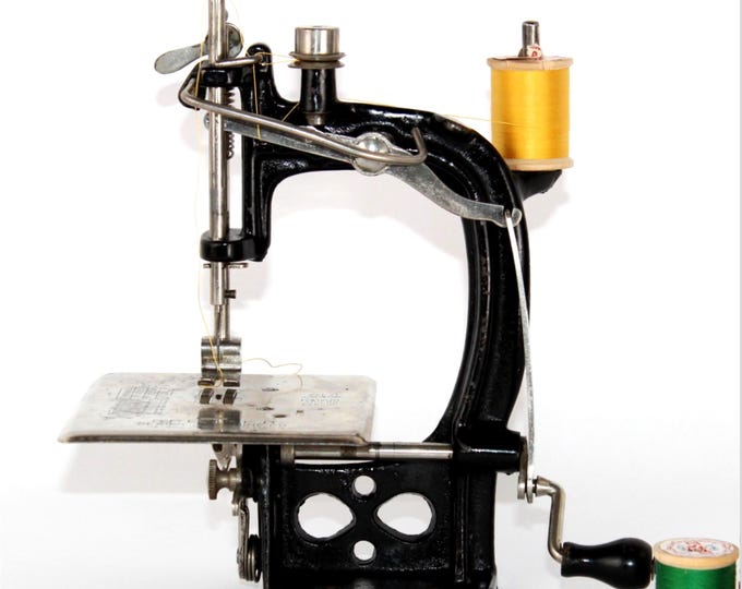 Antique 1901 Spenser Sewing Machine, Child-Sized Sewing Machine