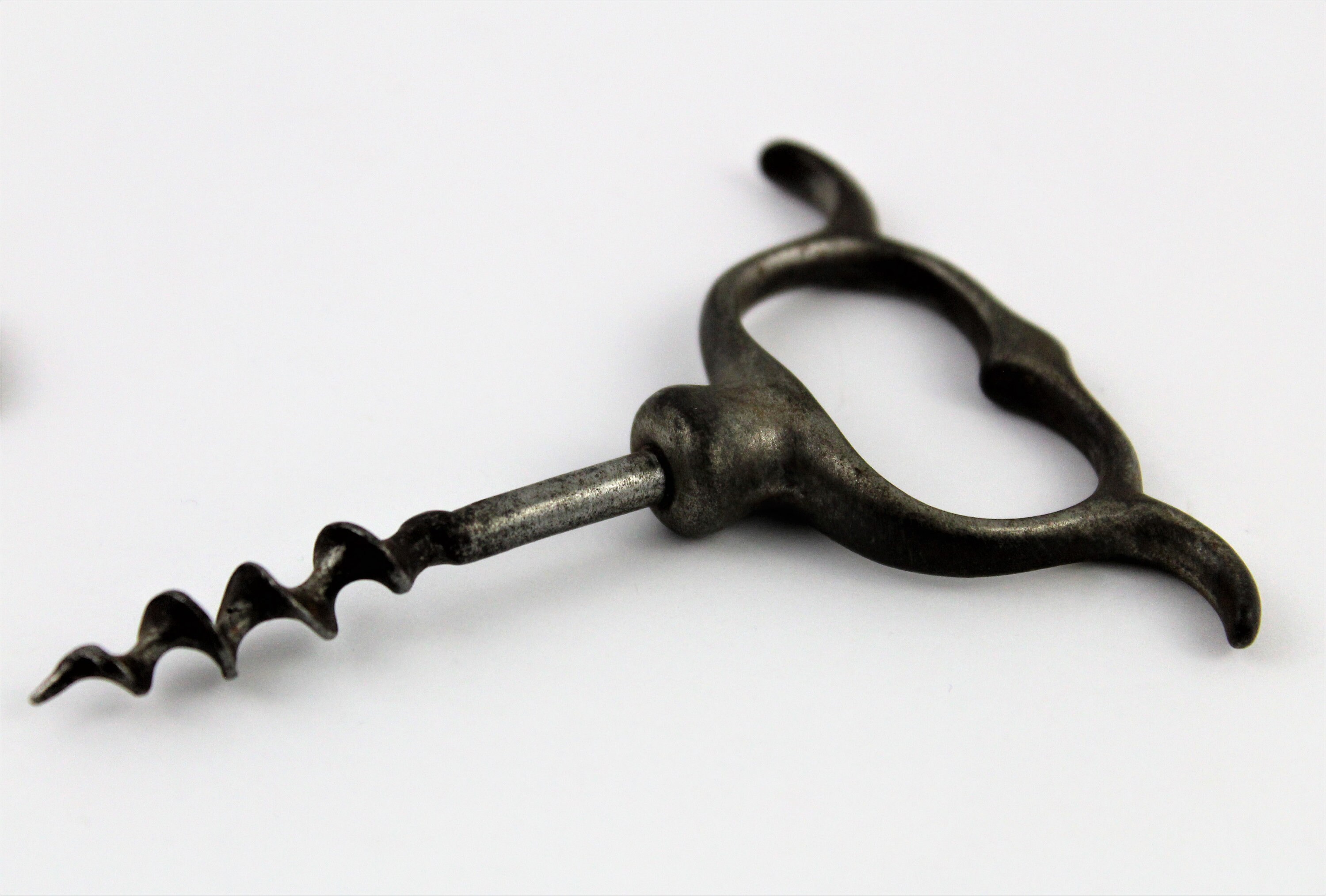 Antique Corkscrews, Pair of Steel Corkscrews, Three Finger and Four