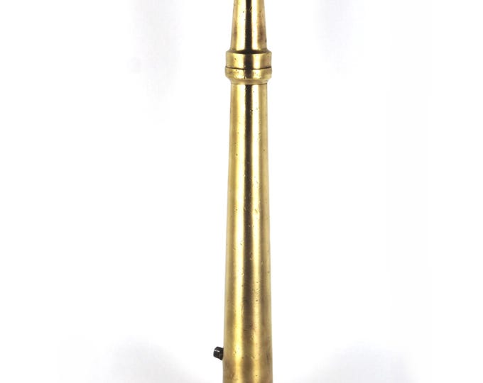 Antique Brass Fire Hose Nozzle - Vintage Firefighting Collectible for Home Decor or Man Cave