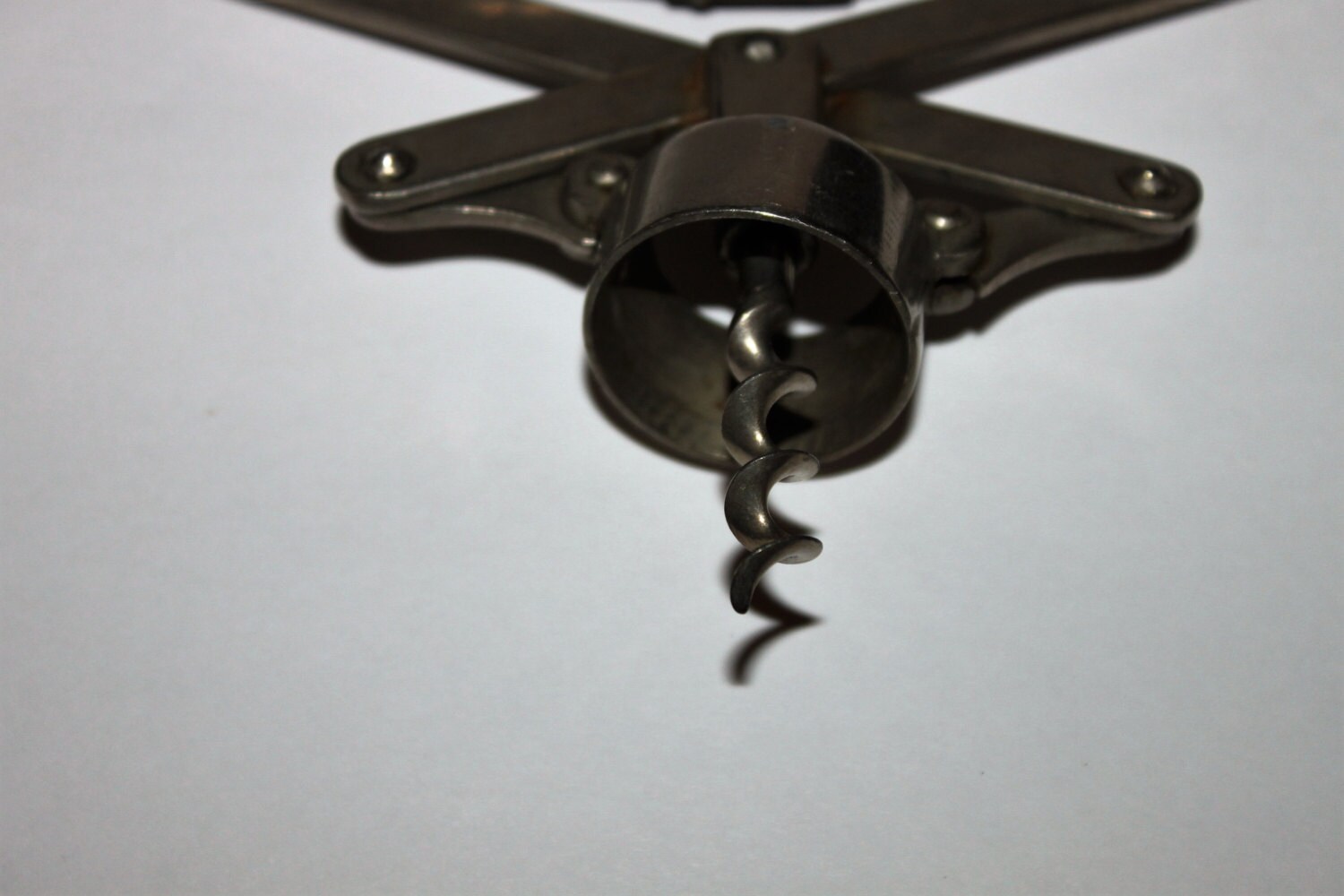 Vintage Concertina Style Corkscrew, Wine Opener