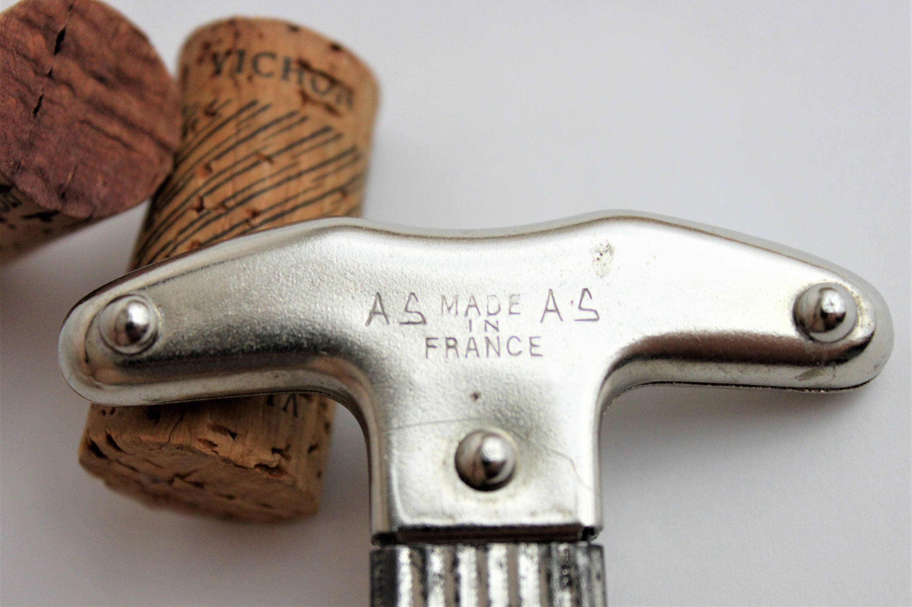 Vintage French A. S. Prong Puller, Cork Puller, Wine Opener
