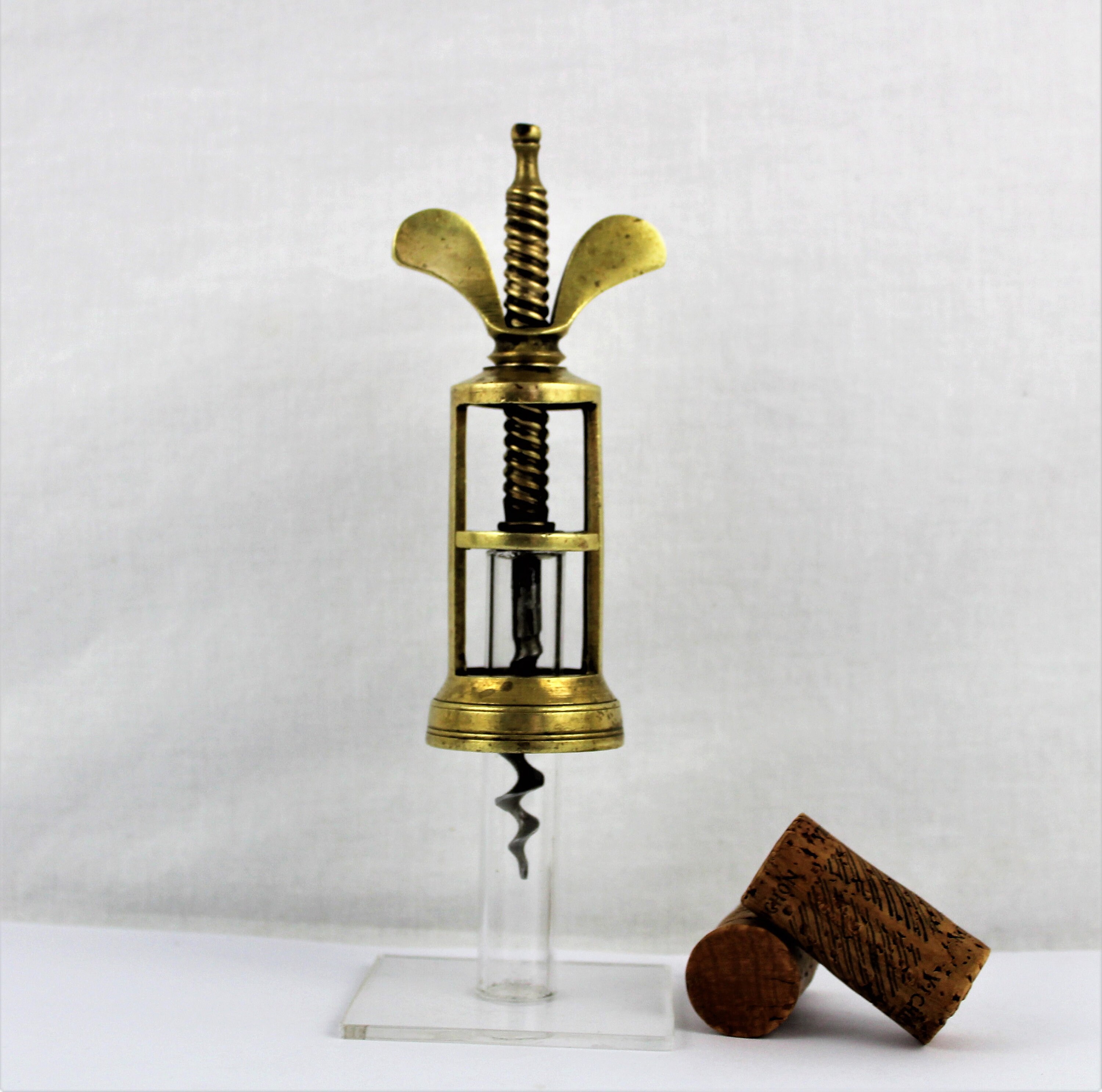 Antique Corkscrew / Farrow Jackson Style / Wine Bottle Opener