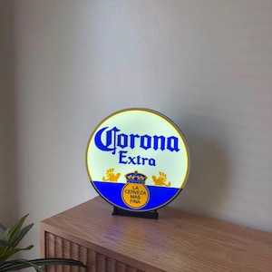 Corona Extra LED看板 木製風 Corona Beer Led Sign - Etsy