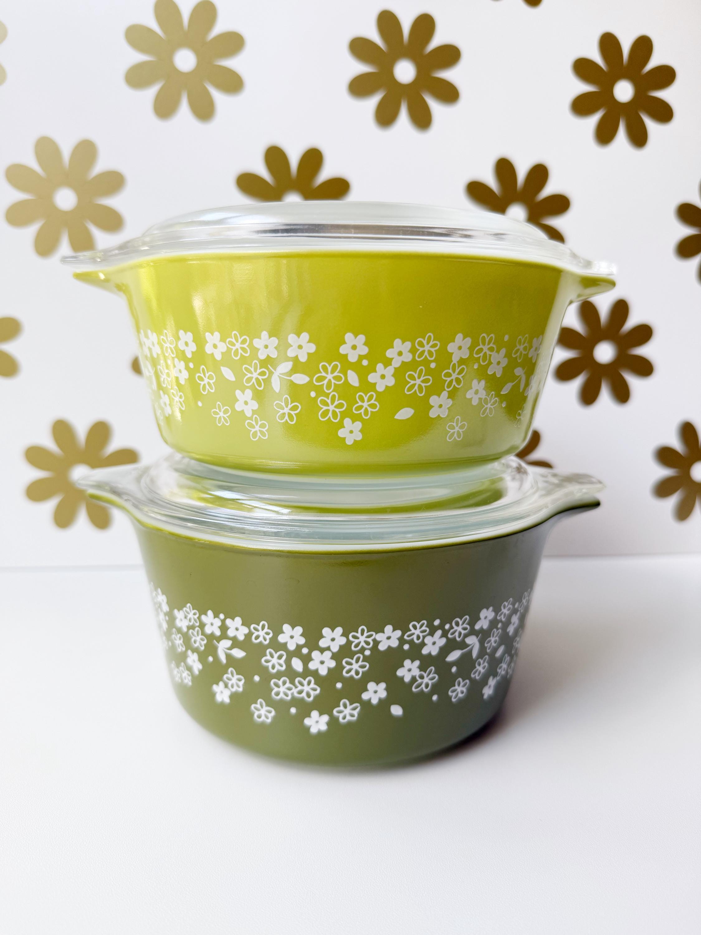 大量セット★オールドパイレックス スプリングブロッサム プレート クリーマー Spring Blossom Pyrex - Etsy