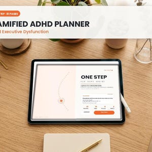 IPad Planner voor ADHD, gamified GoodNotes digitale download van 61 pagina's