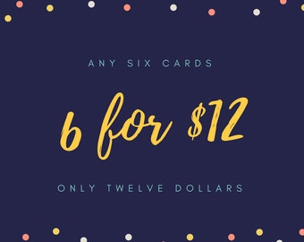 Set of 6 Cards