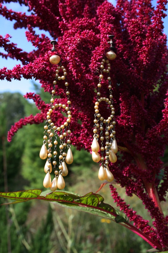 Louis Rousselet Art Deco 1920's earrings, Vintage