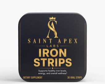Iron Strips Gentle Iron Supplement for Everyday Energy and Vitality