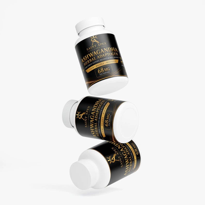 Ashwagandha Herbal Adaptogen Supplement For Stress Support And Wellness by Supliful