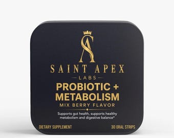 Probiotic Metabolism Strips With Bifidobacterium Lactis For Digestive Support