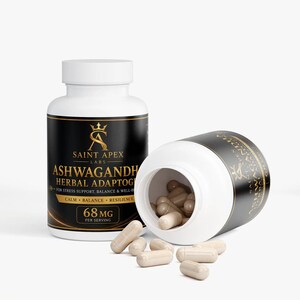 Ashwagandha Herbal Adaptogen Supplement For Stress Support And Wellness by Supliful
