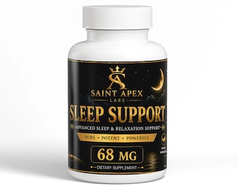 Sleep Support Magnesium Citrate Vitamin B6 Melatonin Restful Night