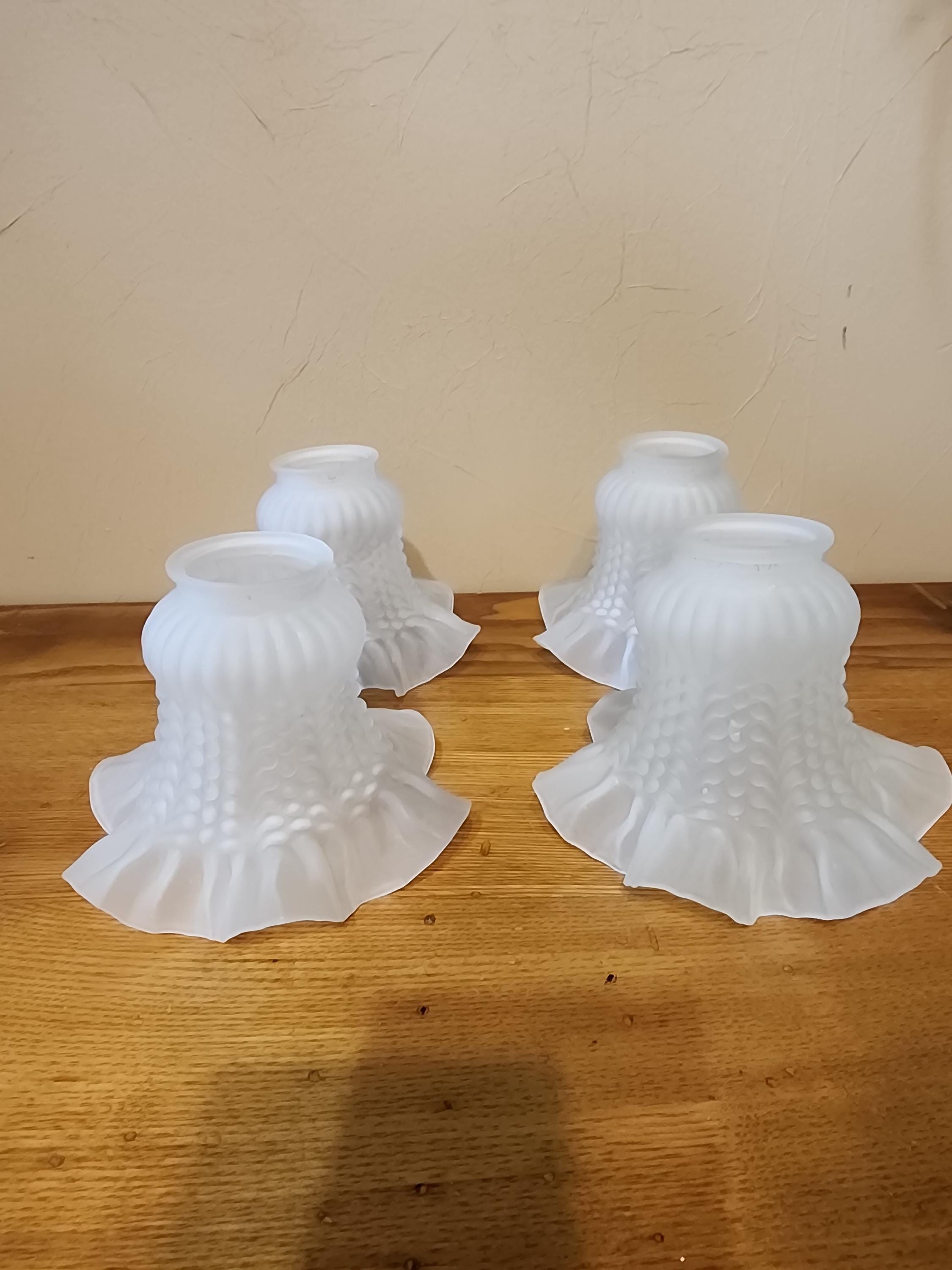 Lampenschirm glas vintage