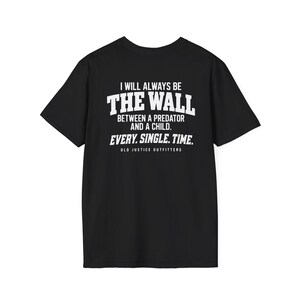 The Wall Men's Graphic T-Shirt — Stand Up for Children, Two-Sided Design image 3