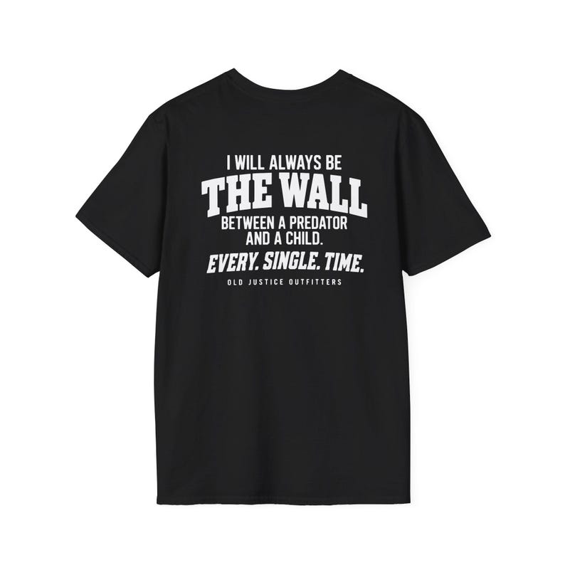 The Wall Men's Graphic T-Shirt — Stand Up for Children, Two-Sided Design image 3