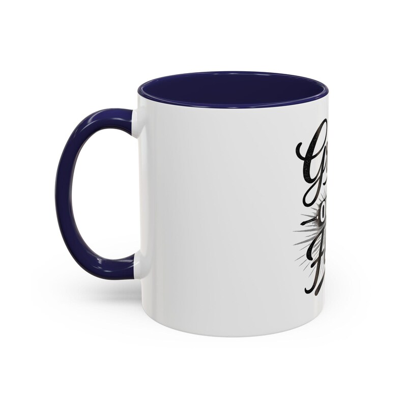 Grace Over Fear Coffee Mug | 11oz or 15oz Accent Mug/ Christian Faith/ god's love/ Faith/ Bravery/ Lord's protection afbeelding 9