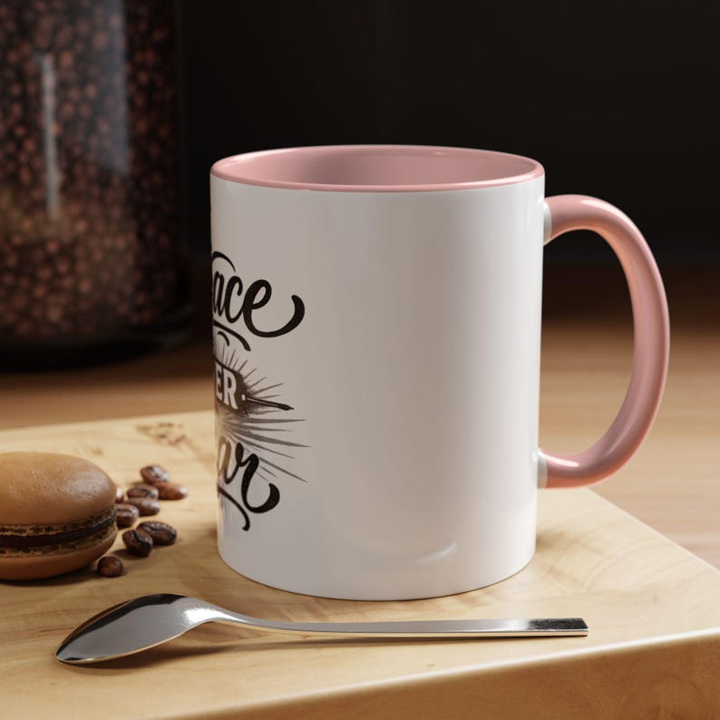 Grace Over Fear Coffee Mug | 11oz or 15oz Accent Mug/ Christian Faith/ god's love/ Faith/ Bravery/ Lord's protection afbeelding 17