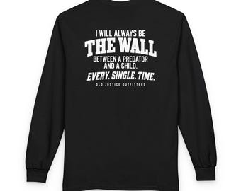 TRY ME The Wall Long Sleeve Shirt | Unisex Fit | Black or Navy