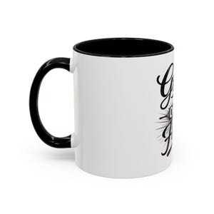 Grace Over Fear Coffee Mug | 11oz or 15oz Accent Mug/ Christian Faith/ god's love/ Faith/ Bravery/ Lord's protection afbeelding 3