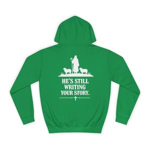 God Is Not Finished Hoodie | Christian Shepherd Design, Inspirational Faith Apparel | Faith based | Christianity image 16