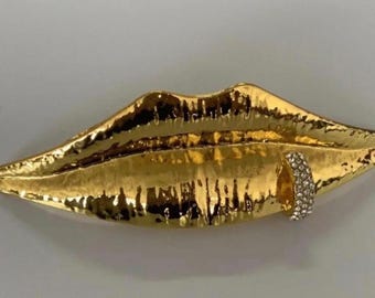 Schiaparelli inspired lip ring
