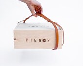 PieBox + Leather Carrying Strap/Handle