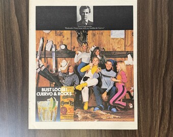 Original Vintage Jose Cuervo Tequila Magazine Advertisement Rolling Stone November 1981